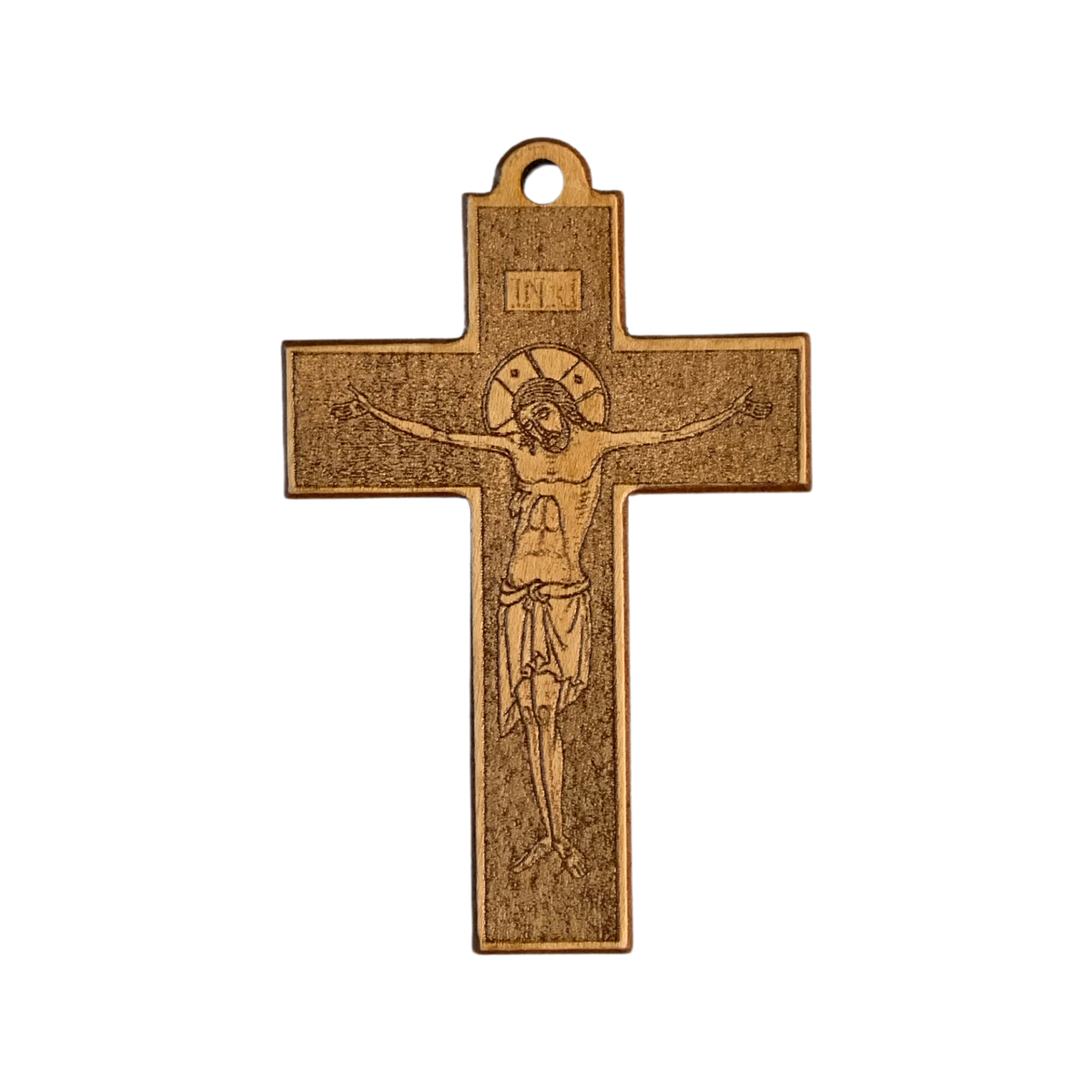 Crucifix Laser Engraved Cross – CopticWoodWork