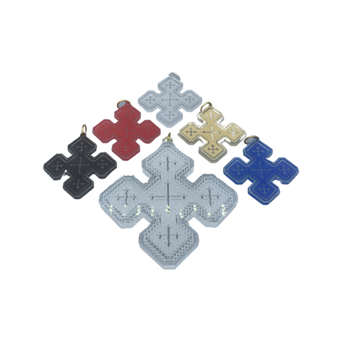 2.5” Plastic Cross (5 color variations)