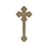 10" Coptic Hand Held Cross [Bishop size]
