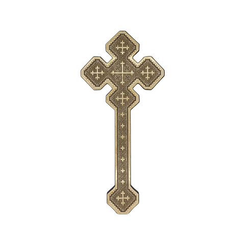 10" Coptic Hand Held Cross [Bishop size]