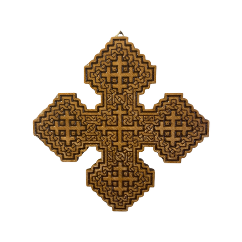10” x 10” New Design Coptic Wall Cross