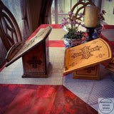Coptic Book Stand (over table)
