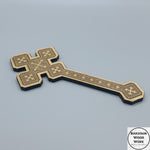 10" Coptic Hand Held Cross [Bishop size]