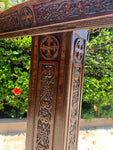 Unique Designed 3D Engraved Coptic Book Stand (1 of 1) 35"