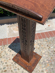Unique Designed 3D Engraved Coptic Book Stand (1 of 1) 35"