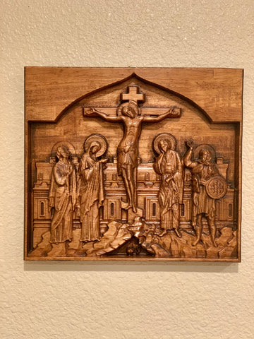 10.25” x 11.5” Crucifixion Icon