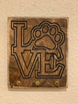 6.5” x 5.5” Pet Love Key Holder