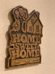 10.25” x 8” Home Sweet Home Key Holder