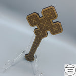 10" Coptic Hand Held Cross [Bishop size]