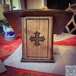 Coptic Book Stand (over table)