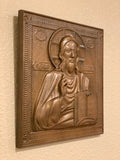 11.75” x 10.75” Christ Icon (Brown)