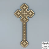 10" Coptic Hand Held Cross [Bishop size]