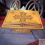 Coptic Book Stand (over table)