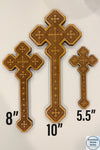 10" Coptic Hand Held Cross [Bishop size]
